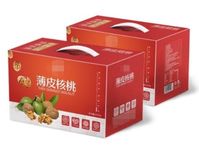 來濟南禮品盒定制廠家定制干果禮盒，讓您過個喜慶年！